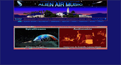 Desktop Screenshot of alienairmusic.com