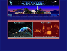 Tablet Screenshot of alienairmusic.com